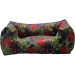 Štvorcový pelech pre psy GD55 L Ružičky